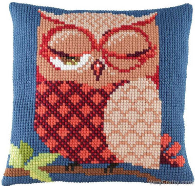 Pako Owl Cross Stitch Cushion Kit