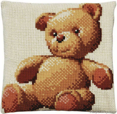 Pako Bear Cross Stitch Cushion Kit