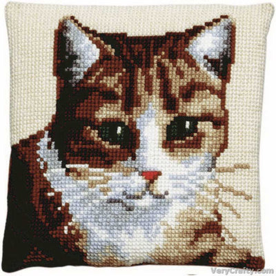 Pako Cat Cross Stitch Cushion Kit