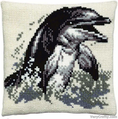 Pako Dolphin Cross Stitch Cushion Kit
