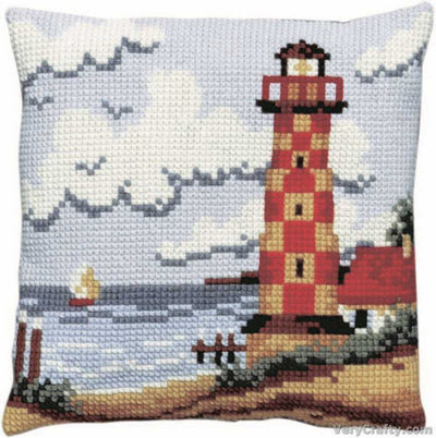 Pako Lighthouse Cross Stitch Cushion Kit