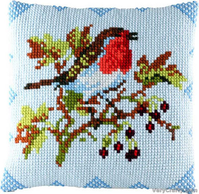 Pako Robin Cross Stitch Cushion Kit