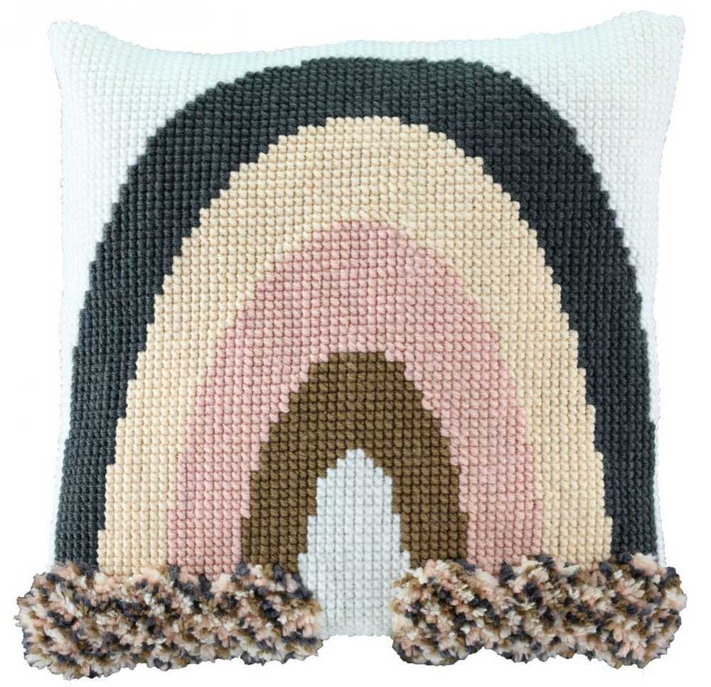 Pako Arch Plain Rainbow Latch Hook Cushion Kit