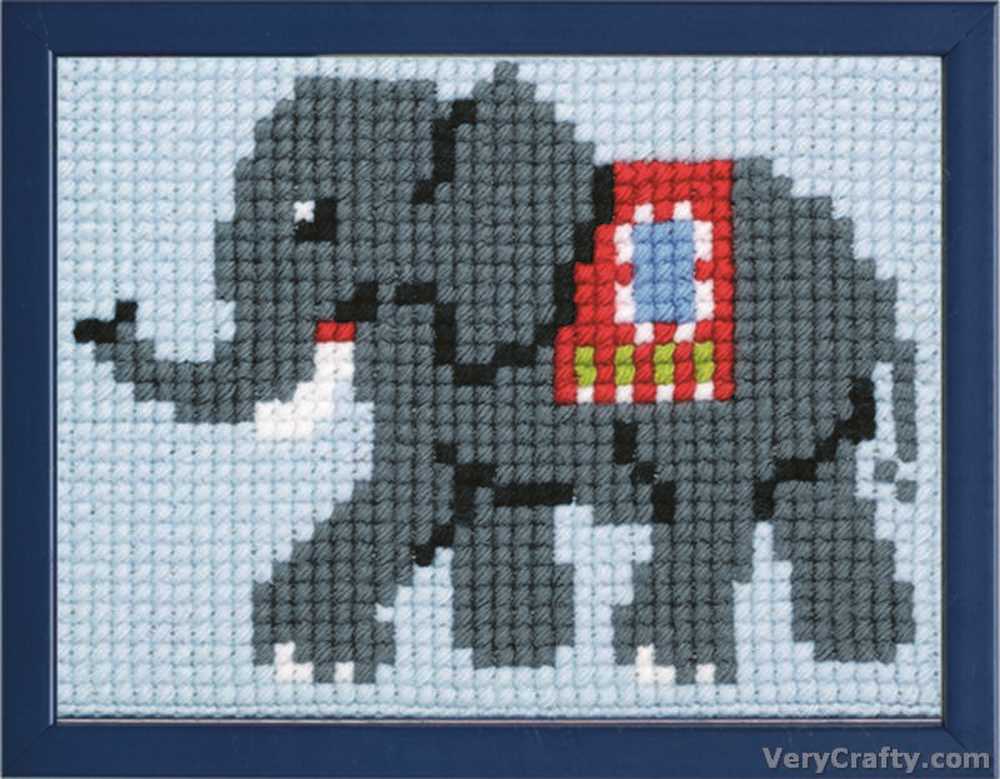 Pako Elephant Beginner Cross Stitch Kit