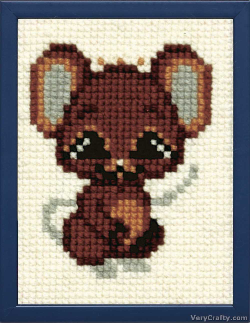 Pako Mouse Beginner Cross Stitch Kit