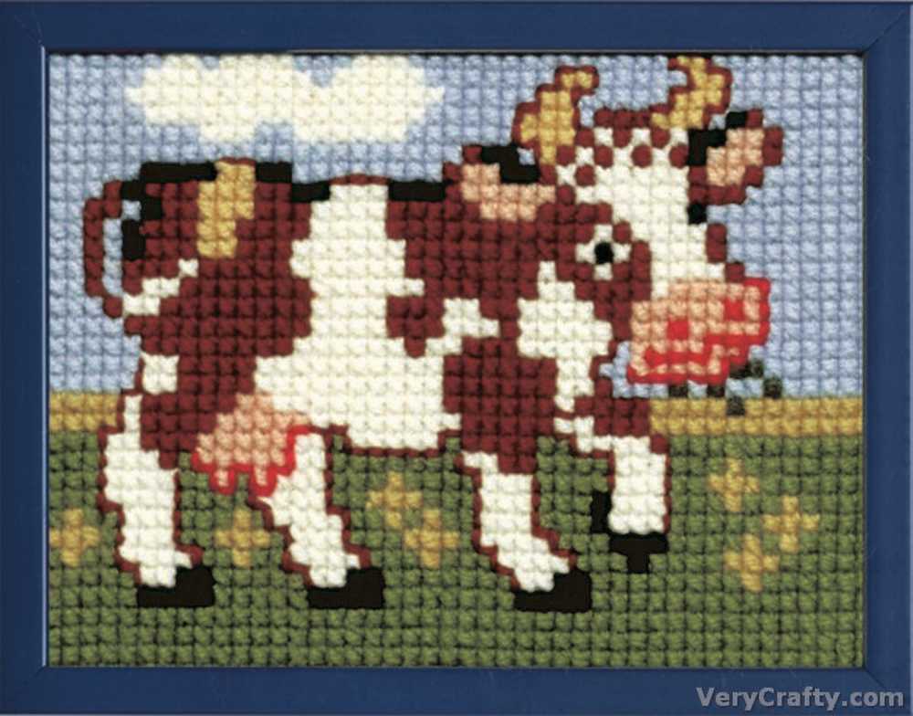 Pako Cow Beginner Cross Stitch Kit