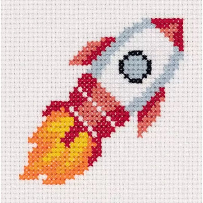 Rocket Cross Stitch Kit ~ PANNA