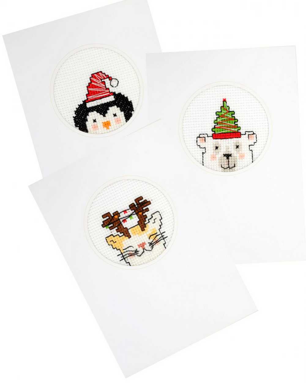 Pako Set 3 Cross Stitch Christmas Cards (200211)