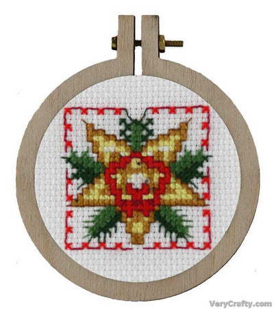 Pako  Cross Stitch Star Christmas Ornament