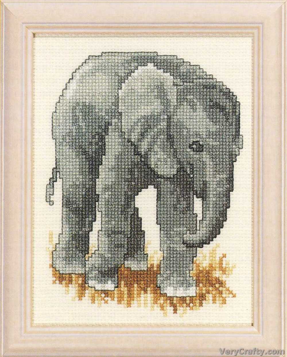 Pako Elephant Cross Stitch Kit