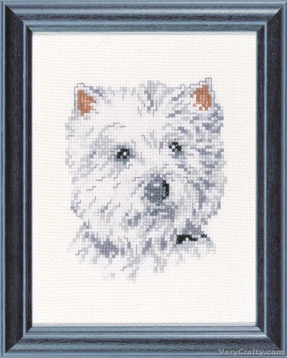 Pako Westie Cross Stitch Kit