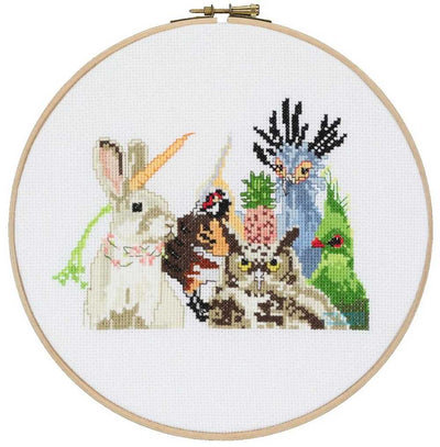 Pako Animal Party Cross Stitch Kit