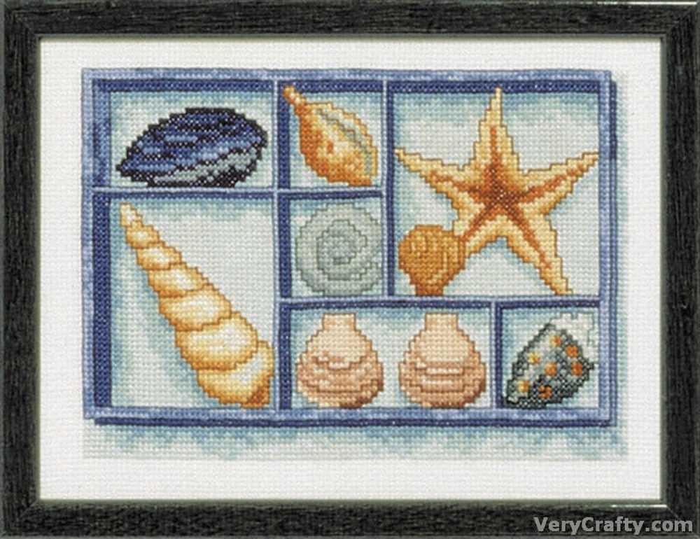 Pako Seashells Cross Stitch Kit