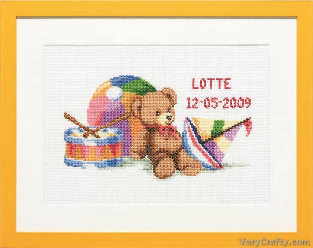 Pako Toys Birth Sampler Cross Stitch Kit