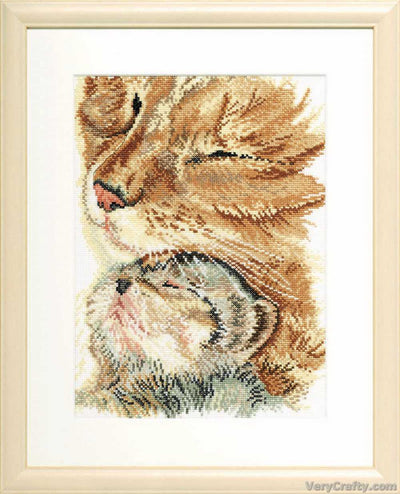 Pako Cat Loving Kitten Cross Stitch Kit