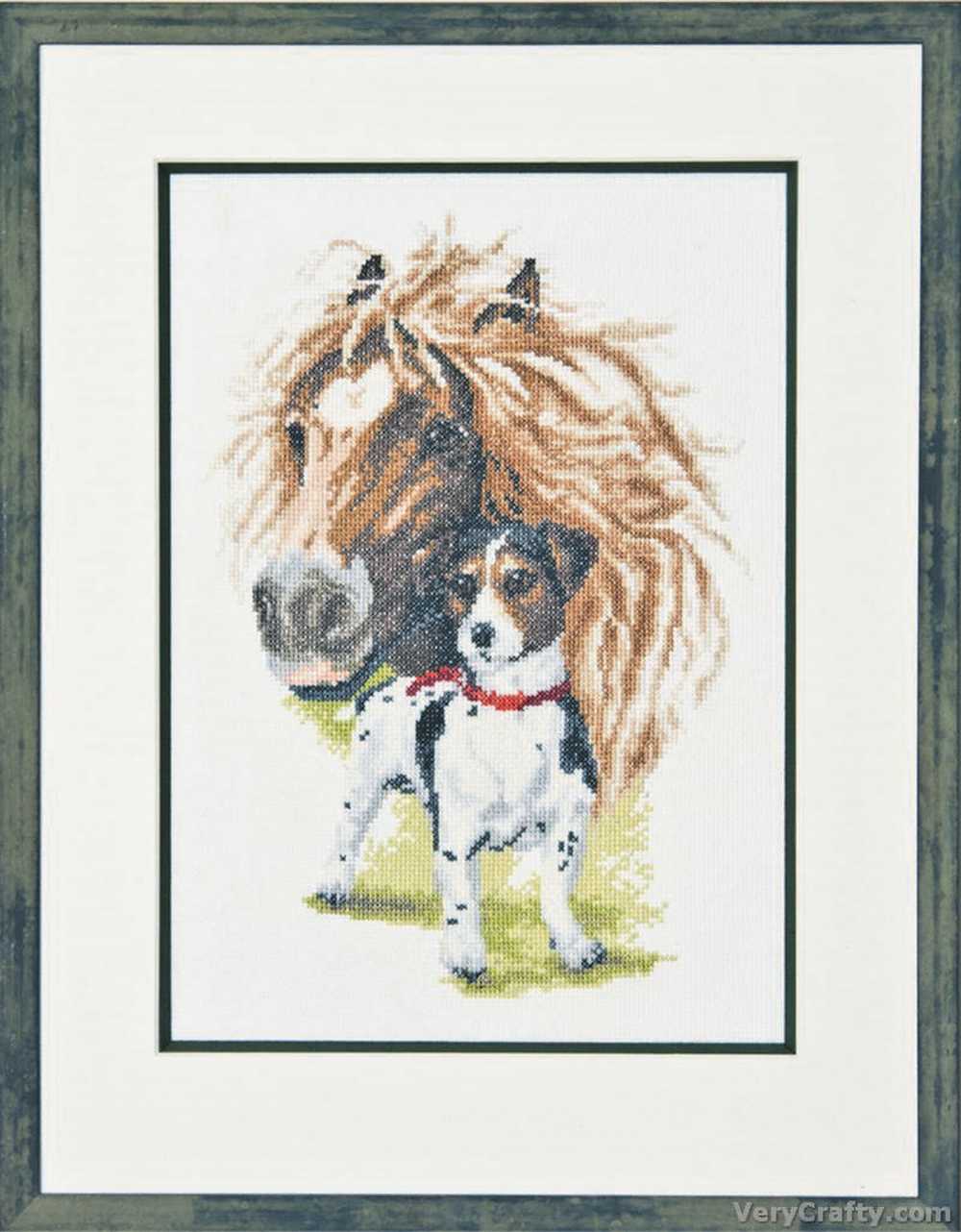 Pako Horse/puppy Cross Stitch Kit