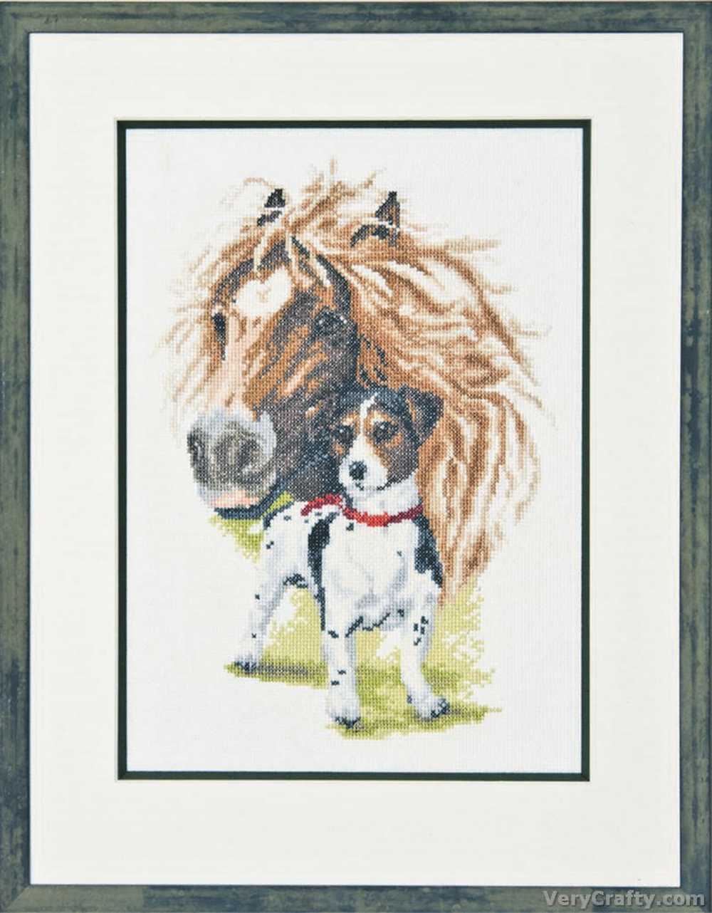 Pako Horse/puppy  Cross Stitch Kit