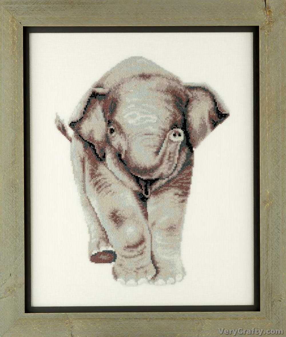 Pako Baby Elephant Cross Stitch Kit