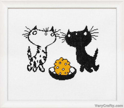 Pako Cats & Bowl   Cross Stitch Kit