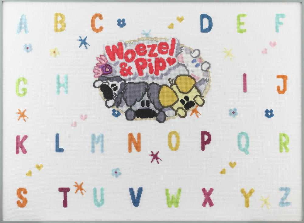 Pako -ABC Worzel and Pip  Cross Stitch Kit