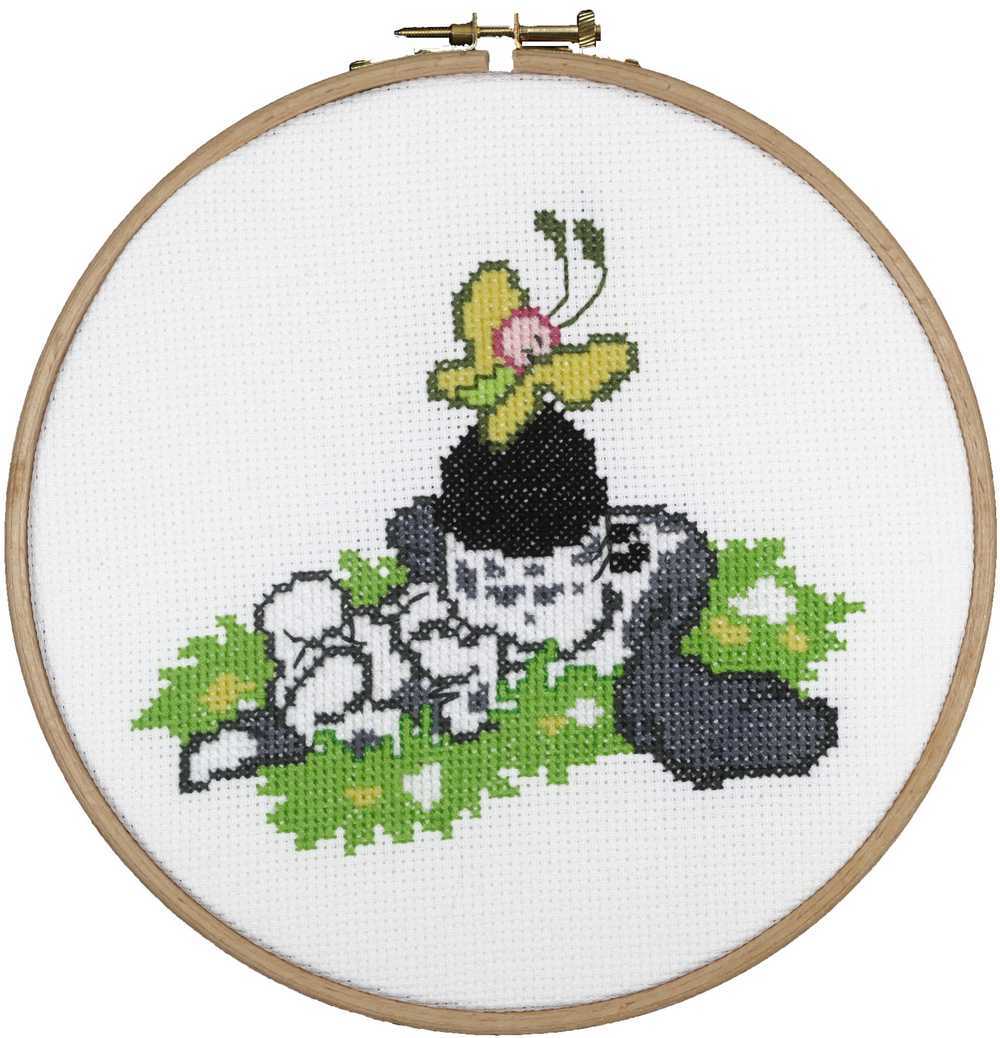 Pako -Dog and Butterfly Cross Stitch Kit
