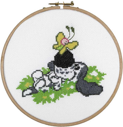 Pako -Dog and Butterfly  Cross Stitch Kit