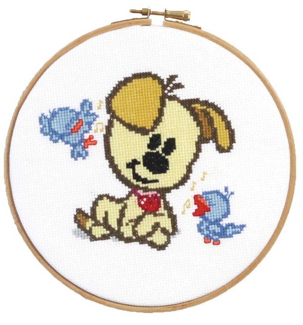 Pako -Dog and Birds Cross Stitch Kit