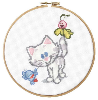 Pako -Cat and Friends  Cross Stitch Kit