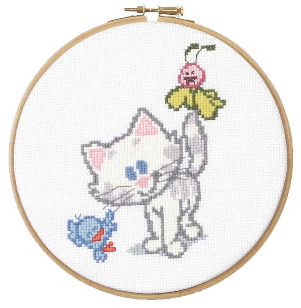 Pako -Cat and Friends  Cross Stitch Kit