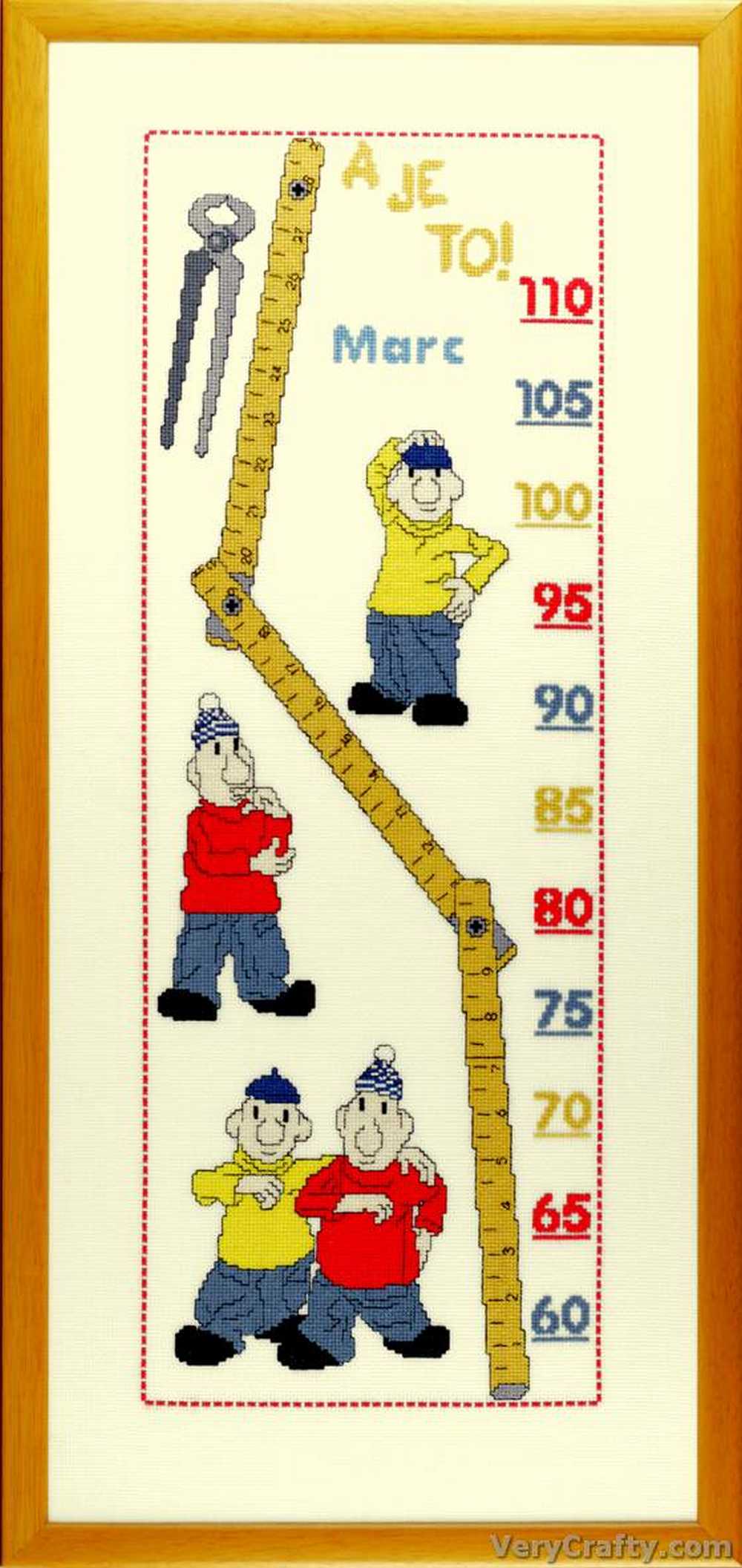 Pako Handy Height Chart Cross Stitch Kit