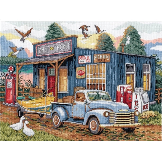 Bait and Tackle Cross Stitch Kit - Design Works