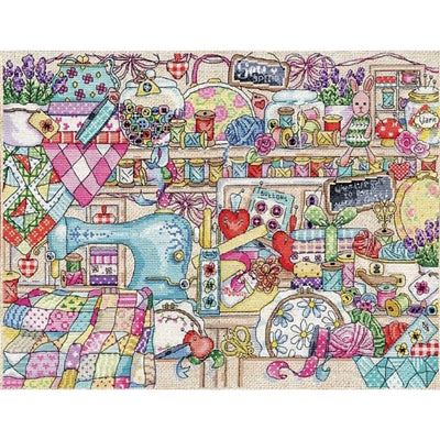 Sewing Room Cross Stitch Kit - Design Works SALE