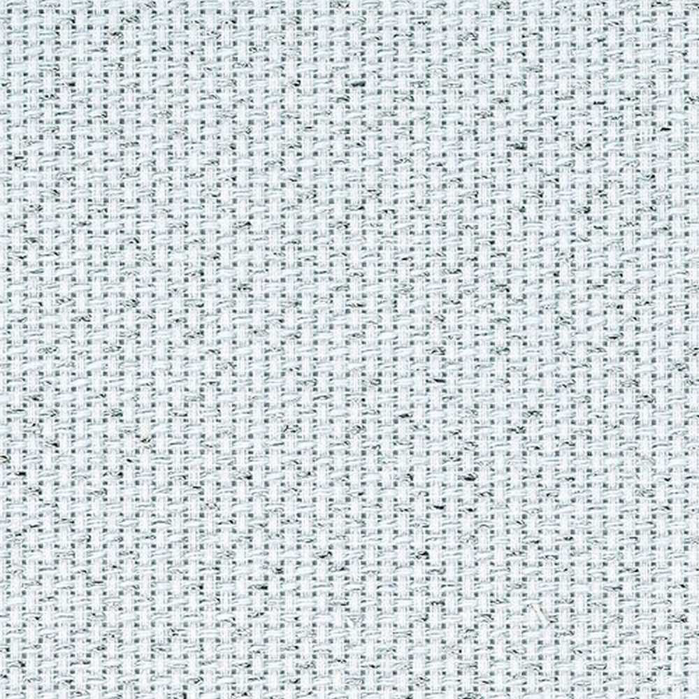 14 Count Zweigart Aida Fabric (53 x 48cm) Silver Fleck Metallic