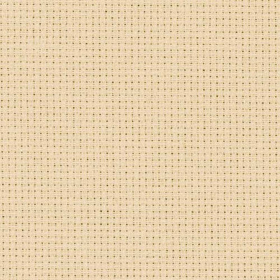 14 Count Zweigart Aida Fabric (Per Metre) Dark Ecru/Parchment