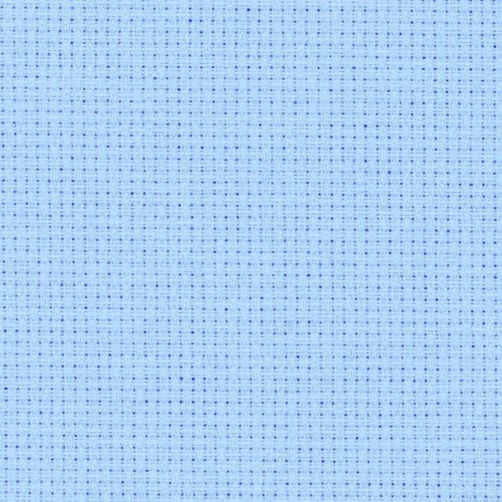 14 Count Zweigart Aida Fabric (53 x 48cm) Pale Blue