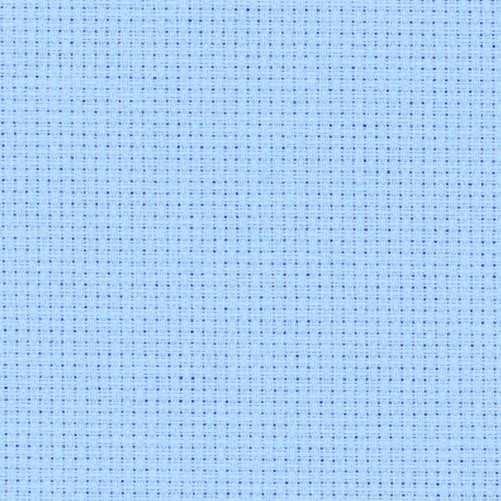 14 Count Zweigart Aida Fabric (53 x 48cm) Pale Blue