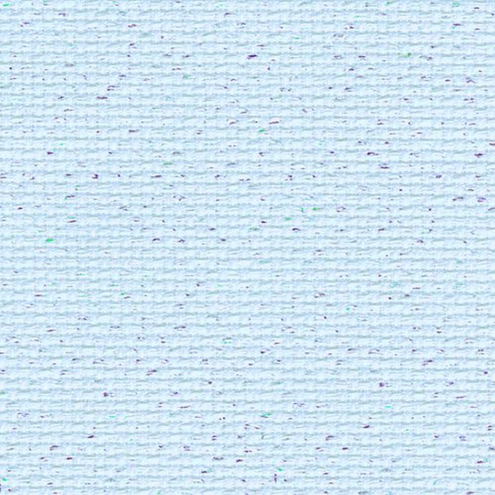 14 Count Zweigart Aida Fabric (Per Metre) Pale Blue Fleck Metallic