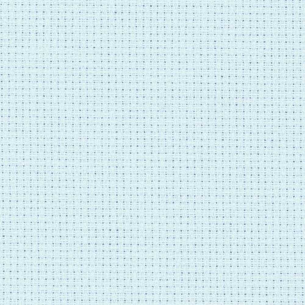 14 Count Zweigart Aida Fabric (Per Metre) Ice Blue