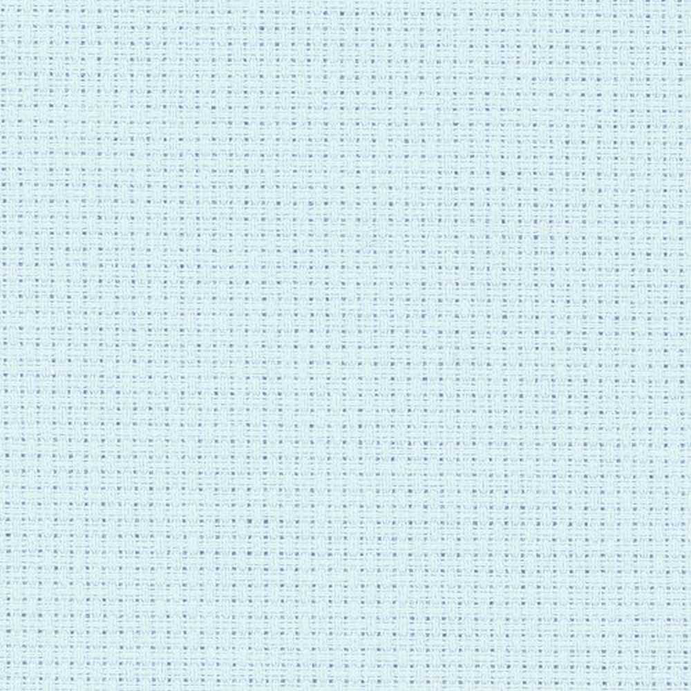 14 Count Zweigart Aida Fabric (53 x 48cm) Ice Blue