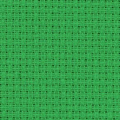 14 Count Zweigart Aida Fabric (Per Metre) Xmas green