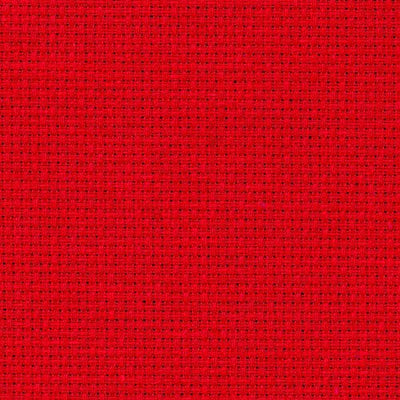 14 Count Zweigart Aida Fabric (53 x 48cm) Christmas Red