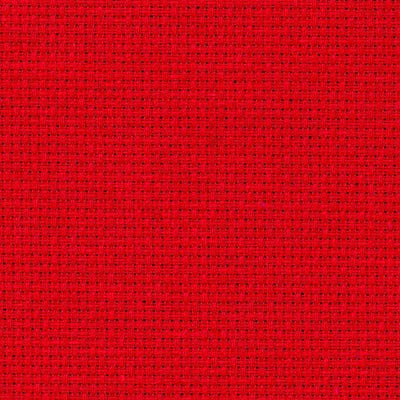 14 Count Zweigart Aida Fabric (53 x 48cm) Christmas Red