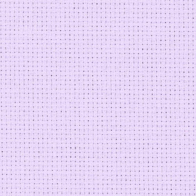 14 Count Zweigart Aida Fabric (Per Metre) Pale Lilac/Lavender