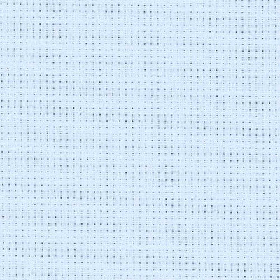 14 Count Zweigart Aida Fabric (Per Metre) Palest Blue