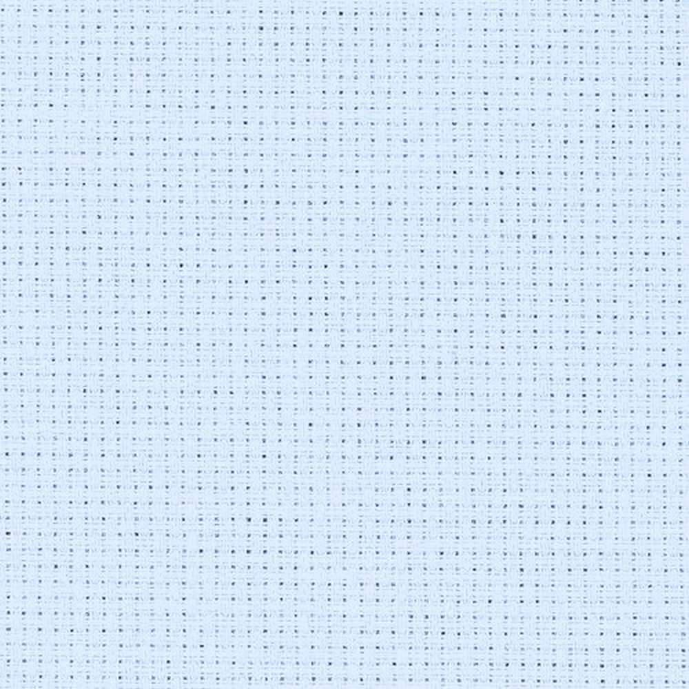 14 Count Zweigart Aida Fabric (53 x 48cm) Palest Blue