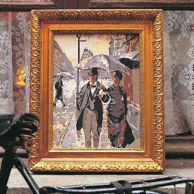Paris on a Rainy Day ~ Glorafilia Tapestry Needlepoint Kit SALE