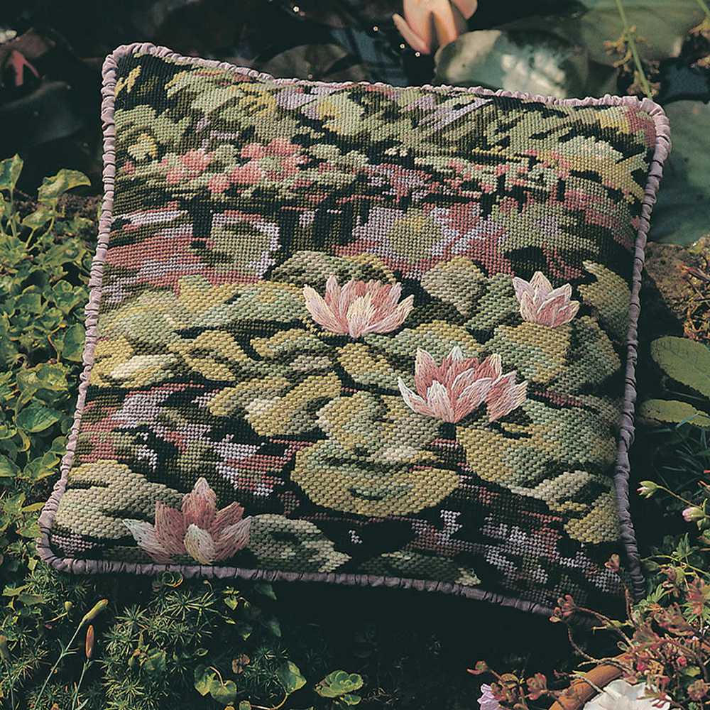 Waterlilies ~ Glorafilia Tapestry Needlepoint Kit SALE
