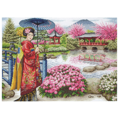 Anchor Maia Counted Cross Stitch Kit -The Japanese Garden