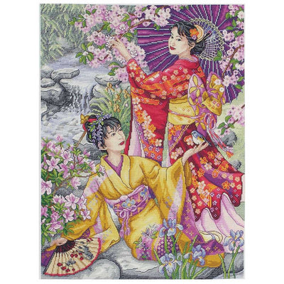 Anchor Maia Counted Cross Stitch Kit -Geishas