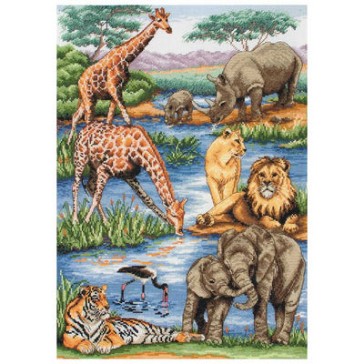 African Wildlife - Anchor Maia Cross Stitch Kit
